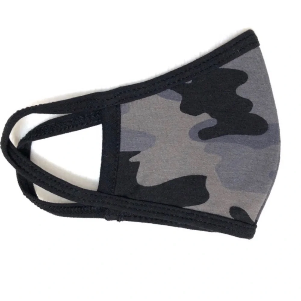 🔴 5 for $10 ONE Kids Camo Print Double Layer Cotton Face Mask